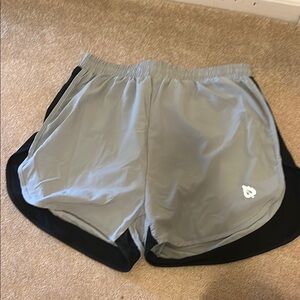 Baleaf Gray and Black Athletic Shorts